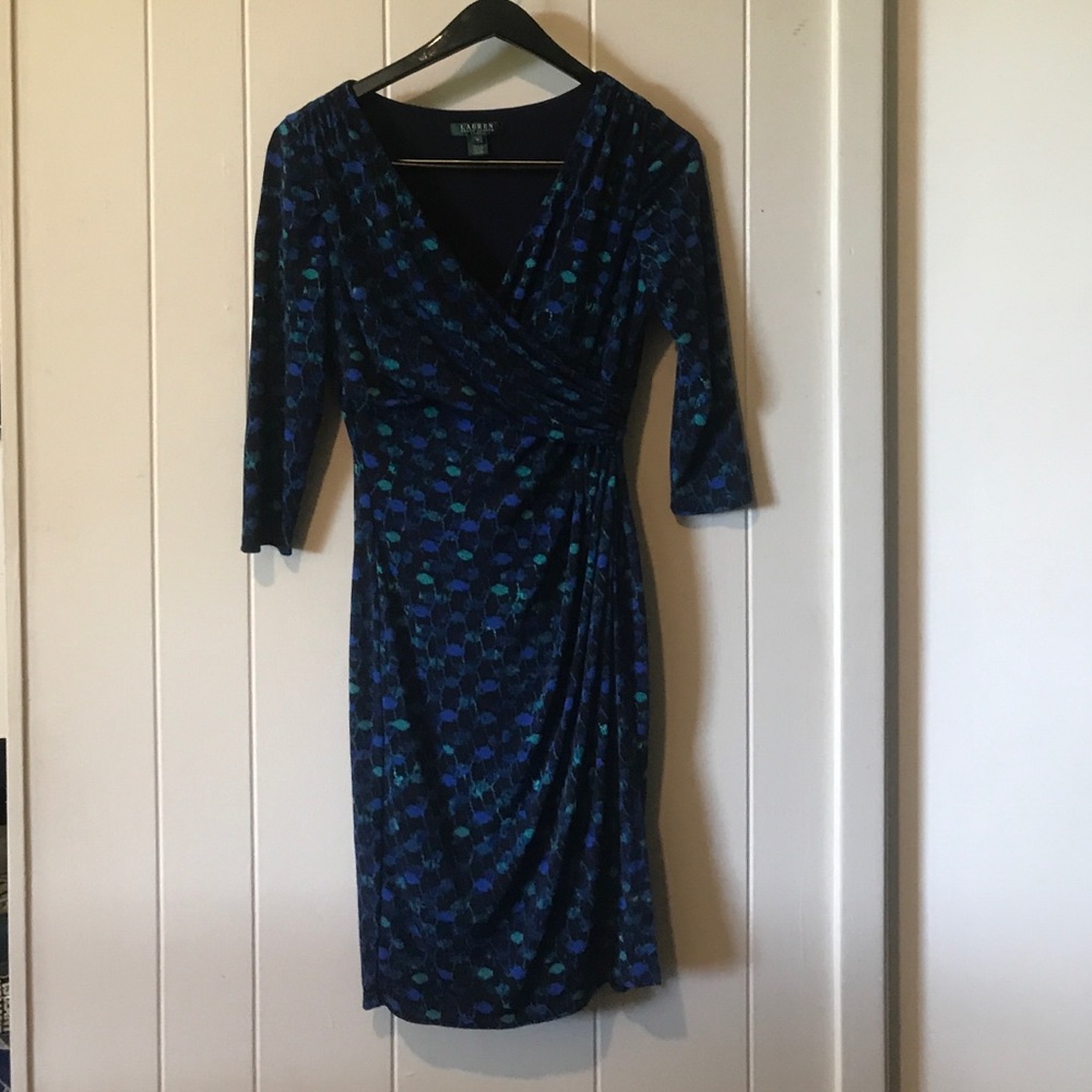 Lauren Ralph Lauren, Pull-Over Dress with Ruching